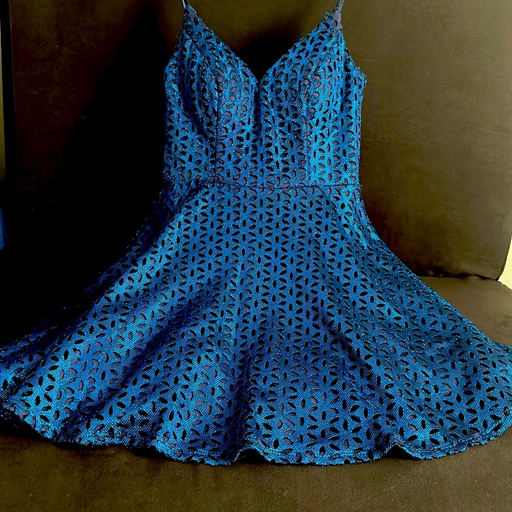 Junior Girls Blue Dress